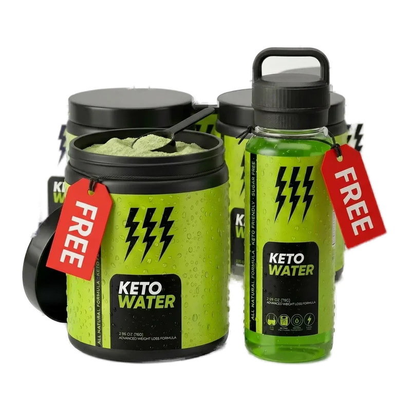 KetoWater Weight Management Supplement Bottle (6 Bottle / 180 Day Pack)